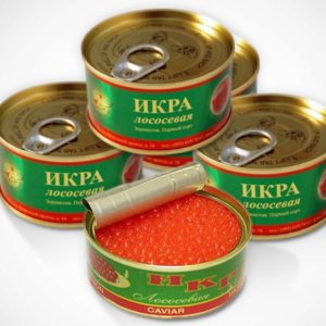 Икра Лососевая 10 банок по 140 г