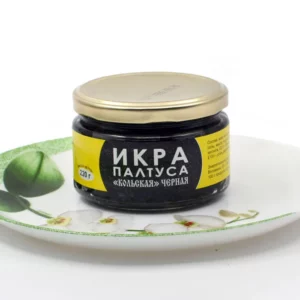 Икра палтуса Премиум черная 220 г *5 банок